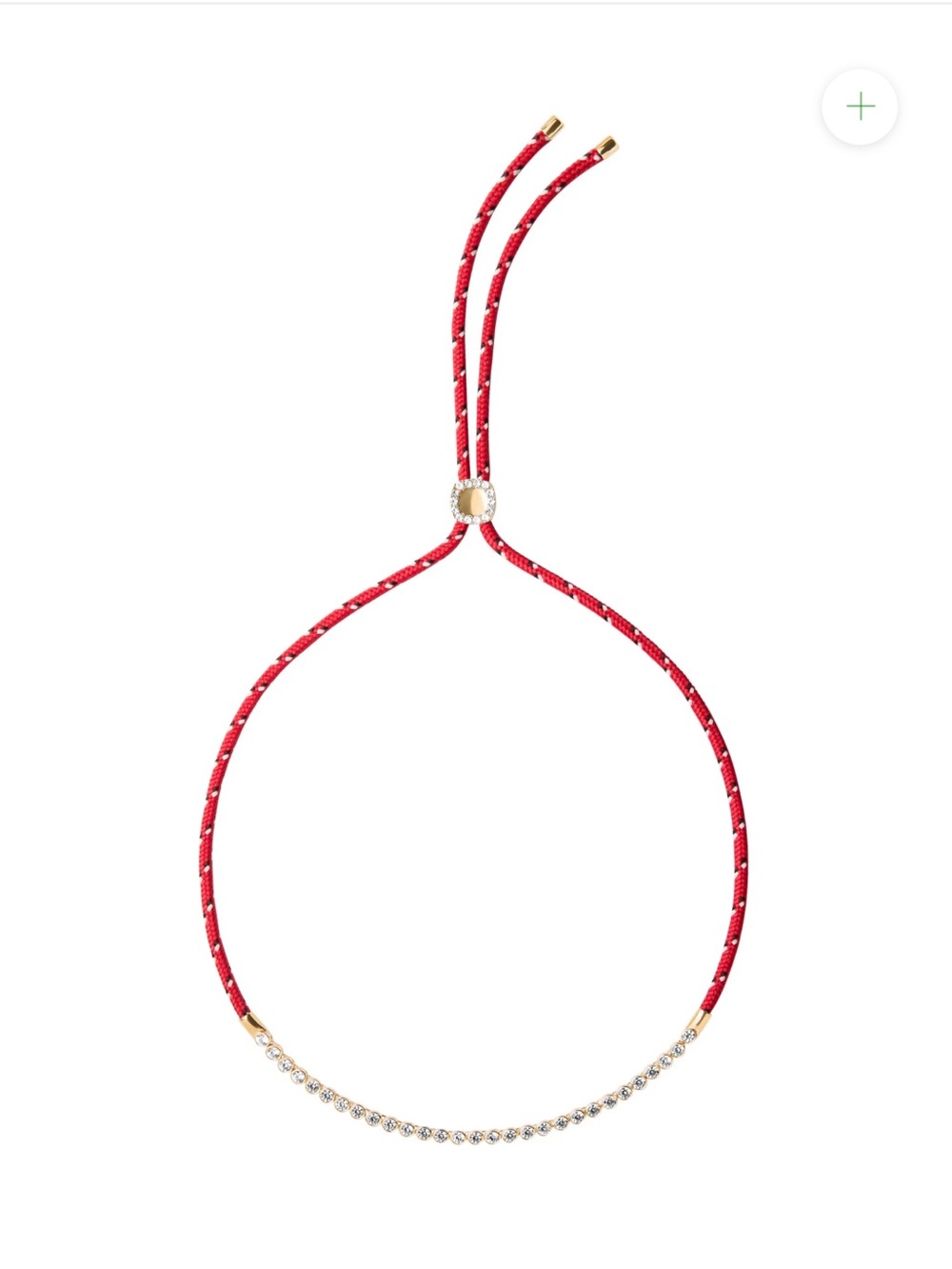 DORSEY JAMES BEZEL ROUGE PARACORD
NECKLACE, GOLD